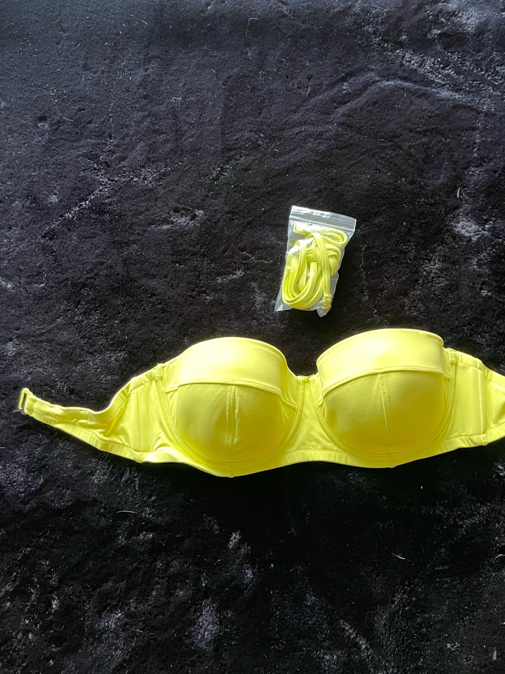J. Crew Neon Yellow Underwire Bikini Top